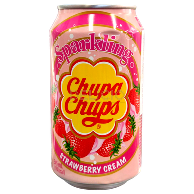 Напій безалкогольний газований Chupa Chups - Strawberry Cream 345мл 6269979 фото Деліціо фуд