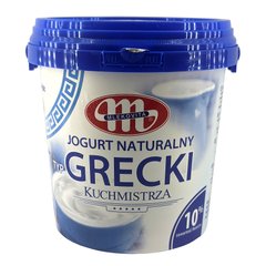 Йогурт натуральний Mlekovita Грецький 10% 1кг 6262335 фото Деліціо фуд