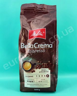 Кава в зернах Melitta Bella Crema Espresso 500 г (100% Arabica)