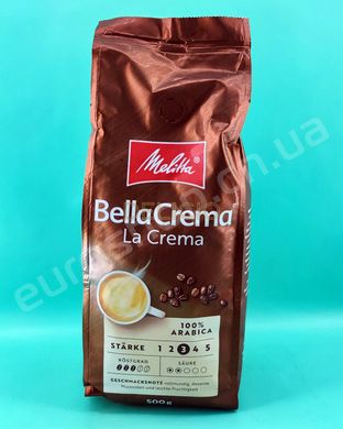 Кава в зернах Melitta Bella Crema La Crema 500 г (100% Arabica)