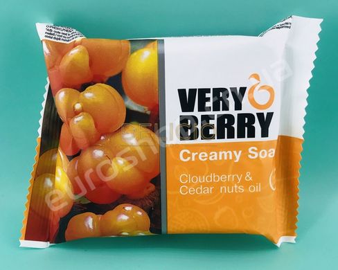 Крем-мило Very Berry Cloudberry & Cedar nuts oil 100 г 6261387 фото Деліціо фуд