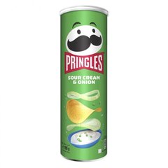 Чіпси Pringles сметана з цибулею 165 г 6263534 фото Деліціо фуд