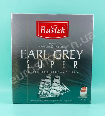 Чай Bastek Earl Grey Super 100 шт 6262101 фото Деліціо фуд
