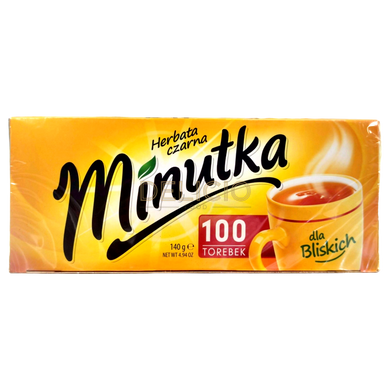 Пакетований чорний чай Minutka 100 шт 6264616 фото Деліціо фуд