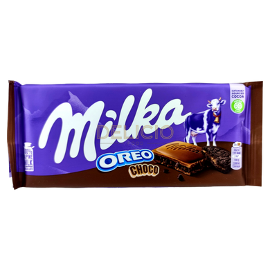 Альпійський молочний шоколад Milka Oreo Choco 100 г 6261004 фото Деліціо фуд