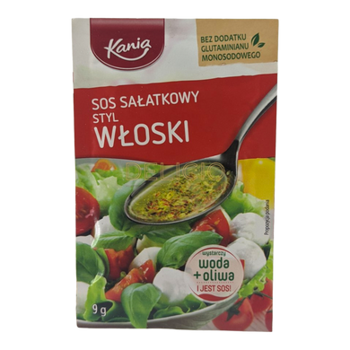 Сухий салатний соус Kania 9 г (Wloski) 6262811 фото Деліціо фуд