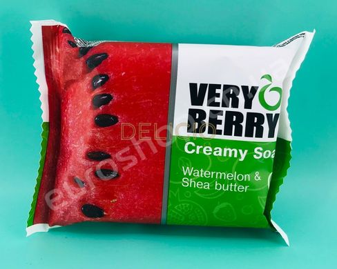 Крем-мило Very Berry Watermelon & Shea butter 100 г 6261381 фото Деліціо фуд