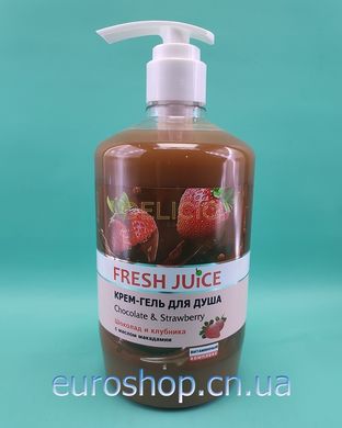 Гель для душа Fresh Juice Chocolate & Strawberry 750 мл 6260820 фото Деліціо фуд