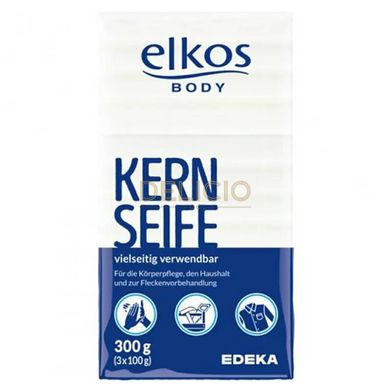 Мило Elkos Kern-Seife господарське 100 г (упаковка 3 шт) 6263724 фото Деліціо фуд