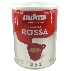 Кава мелена Lavazza Qualita Rossa 250 г Ж / Б (Арабіка 40%, Робуста 60%)