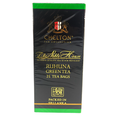 Чай Chelton Ruhuna Green Tea 25 пакетиків 6268597 фото Деліціо фуд