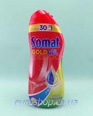 Гель для ПММ Somat Gold Gel - Anti-Grease 600 мл (30ст) 6260568 фото Деліціо фуд