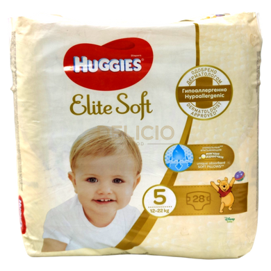 Підгузки Huggies Elite Soft Jumbo 5 (12-22 кг) 28 шт 004345 фото Деліціо фуд