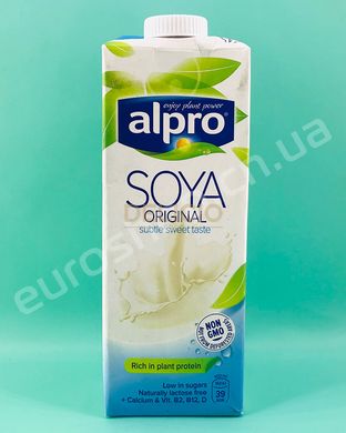 Молоко Alpro Soya original 1л 6262044 фото Деліціо фуд