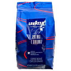 Кава в зернах Lavazza Crema e Aroma 1 кг (синя)