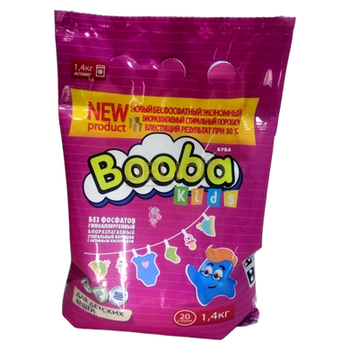 Пральний порошок Booba - для дитячої білизни 1.4 кг 000149 фото Деліціо фуд