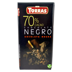 Шоколад Torras чорний 70% 80г 6264603 фото Деліціо фуд