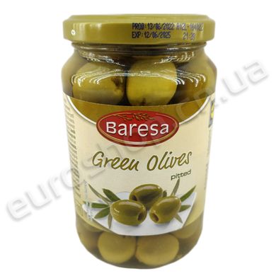 Оливки Baresa - зелені без кісточки 340 г