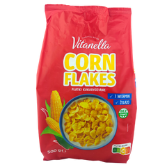 Кукурудзяні пластівці Vitanella Corn Flakes 500 г 6262124 фото Деліціо фуд