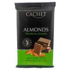 Шоколад молочний Cachet Almonds - Мигдаль 300 г 6260476 фото Деліціо фуд
