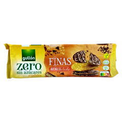 Печиво без цукру вівсяне з молочним шоколадом GULLON ZERO Finas 150г 6269438 фото Деліціо фуд