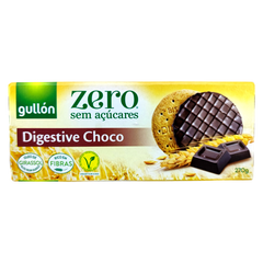 Печиво без цукру вкрите темним шоколадом GULLON ZERO Degistive Choco 270г 6269440 фото Деліціо фуд