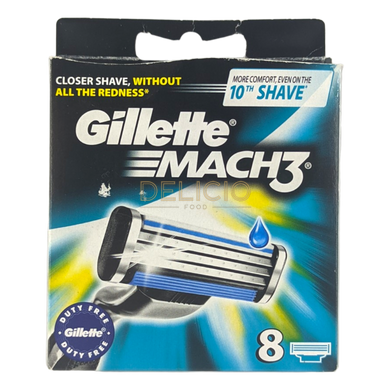Картриджі змінні Gillette Mach 3 1 шт 003158 фото Деліціо фуд