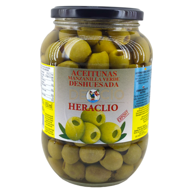 Оливки Heraclio - зелені без кісточки 835 г 6263904 фото Деліціо фуд