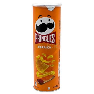 Чіпси Pringles паприка 165 г 6263501 фото Деліціо фуд