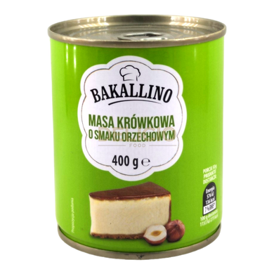 Згущене молоко Bakallino з горіховим смаком 400г 6269735 фото Деліціо фуд