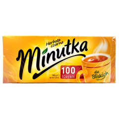 Пакетований чорний чай Minutka 100 шт 6264616 фото Деліціо фуд