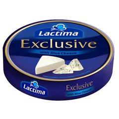 Сир плавлений порційний Lactima Exclusive with Blue Cheese 140 г 6262759 фото Деліціо фуд