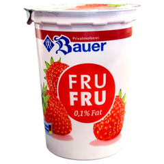 Термо йогурт 0.1% Bauer - Полуниця 500 мл 6262351 фото Деліціо фуд