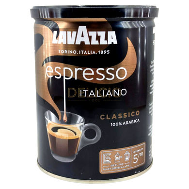 Кава мелена Lavazza Espresso Italiano Classico 250 г Ж / Б (100% Arabica)
