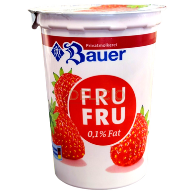 Термо йогурт 0.1% Bauer - Полуниця 500 мл 6262351 фото Деліціо фуд
