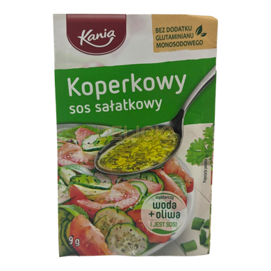 Сухий салатний соус Kania 9 г (Koperkowy) 6262812 фото Деліціо фуд