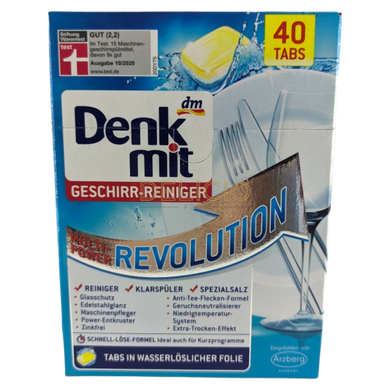 Таблетки для ПММ Denkmit Multi-Power Revolution 40 шт 003407 фото Деліціо фуд
