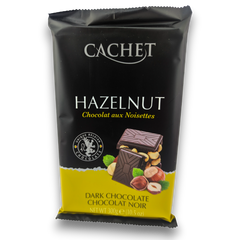 Шоколад чорний Cachet Hazelnut - Лісовий горіх 300 г 6260483 фото Деліціо фуд