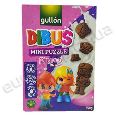 Печиво GULLON Dibus Mini Puzzle - Pinypon 250 г