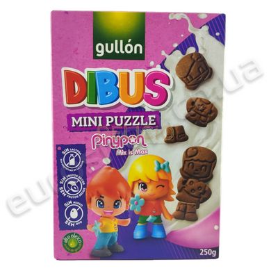 Печиво GULLON Dibus Mini Puzzle - Pinypon 250 г 6263027 фото Деліціо фуд