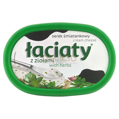 Крем-сир Laciaty з зеленню 135 г 6261612 фото Деліціо фуд