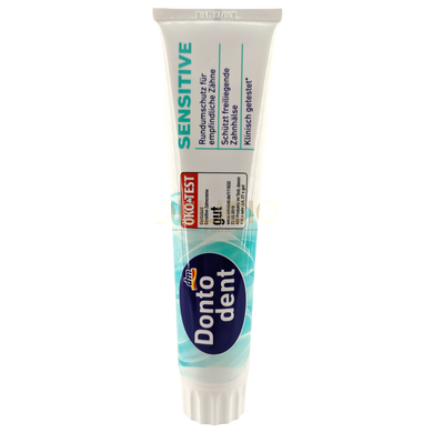 Зубна паста Dontodent Sensitive для чутливих зубів 125 мл 4110 фото Деліціо фуд