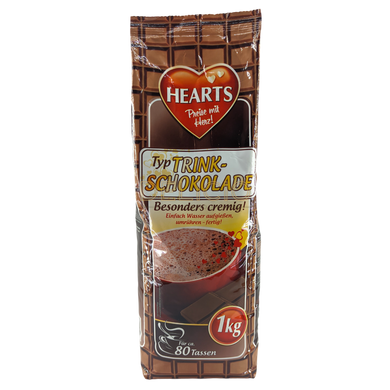 Капучіно горячий шоколад Hearts - Trink Schokolade 1 кг 6259596 фото Деліціо фуд