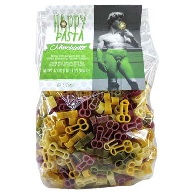 Макарони "Щаслива паста секс" з томатом та шпинатом Dalla Costa "Happy Pasta Sex" Італія, 500г 6263921 фото Деліціо фуд