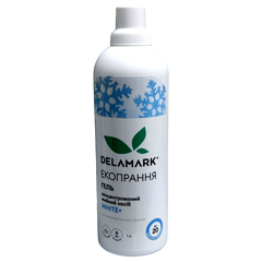 Гель для прання DELAMARK для білої білизни екологічний 1л. Україна 001157 фото Деліціо фуд