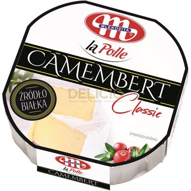 Сир Mlekovita La Polle Camembert Classic 120 г 6260656 фото Деліціо фуд