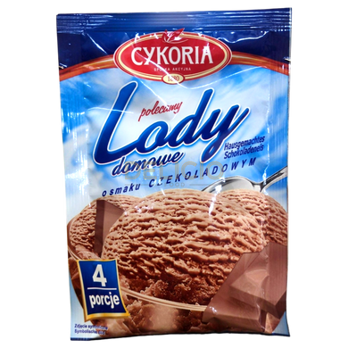 Сухе морозиво Cykoria Lody - шоколадне 60 г 6263563 фото Деліціо фуд