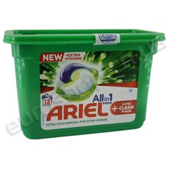 Капсули для прання Ariel Universal + Extra Clean Power 18 шт