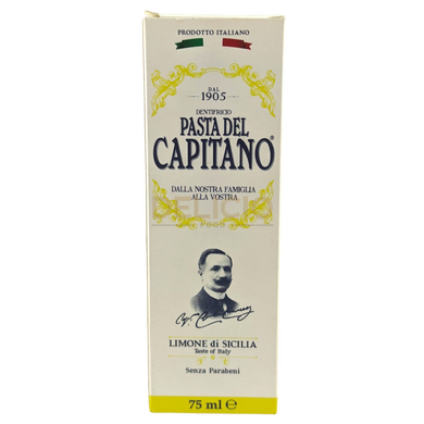 Зубна паста Pasta Del Capitano Сицилійський лимон 75 мл 003096 фото Деліціо фуд