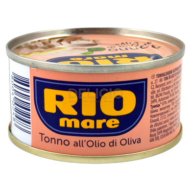 Тунець Rio Mare в оливковій олії 80 г 6262427 фото Деліціо фуд